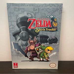 Legend of Zelda Spirit Tracks Prima Strategy Guide Premiere Edition + Map